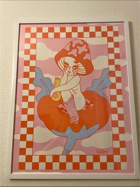 Poppy girl print